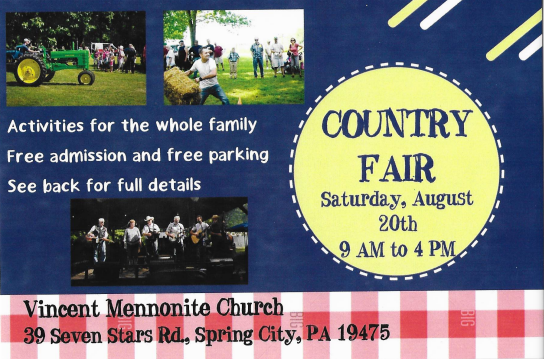 Vincent Mennonite Church Flyer Part 1