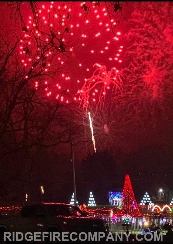 Fire Police Members Assist NORCO with Festival of Lights and Fireworks